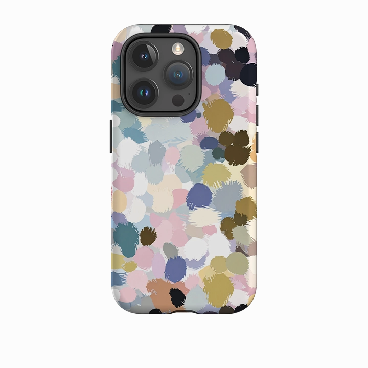 iPhone Tough Case - Reed Polka Stylish Layer Texture
