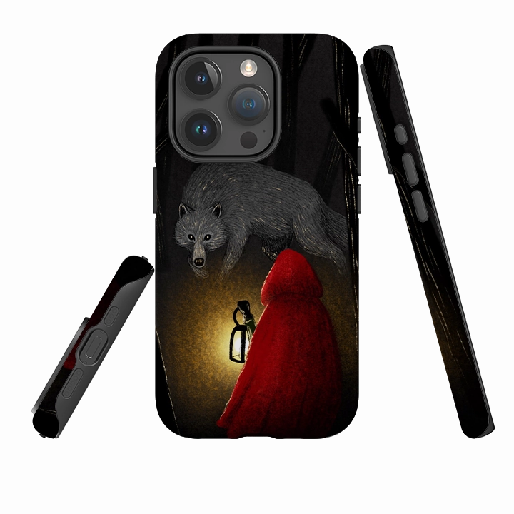 iPhone Tough Case - Riding Hood By Anna Stead Compact Texture Everyday Fit
