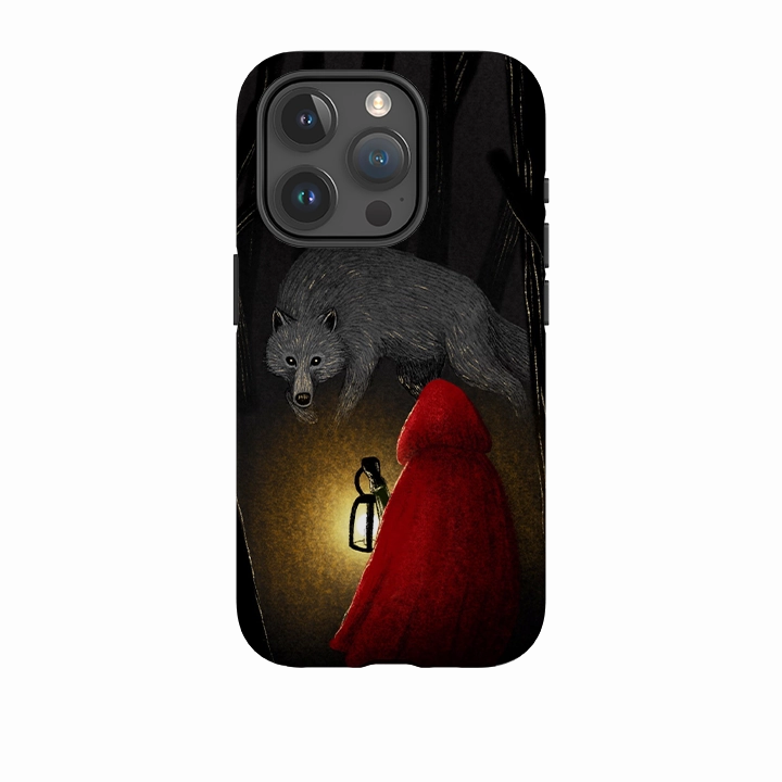 iPhone Tough Case - Riding Hood By Anna Stead Lightweight Build
