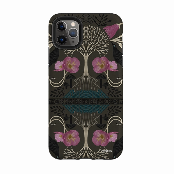 Ultra light Modern Build iPhone Tough Case - River Tree By Nina Pace