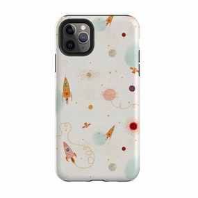 iPhone Tough Case - Rockets Cream By Katherine Quinn Slim Feel