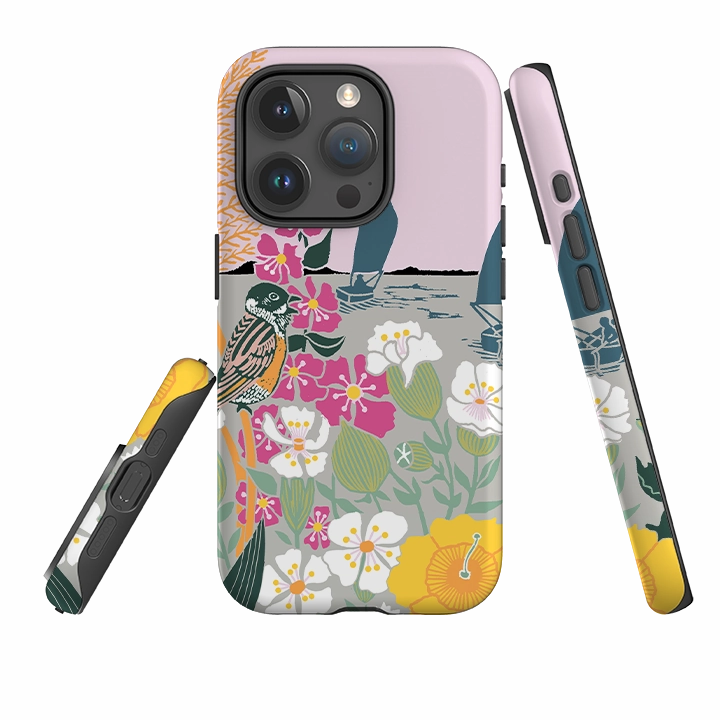 Protective Pattern Texture iPhone Tough Case - Sails By Kate Heiss