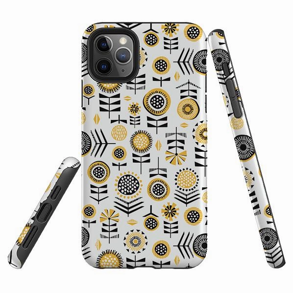 iPhone Tough Case - Scandi Summer By Ali Brookes Magnetic Mount Matte Coating