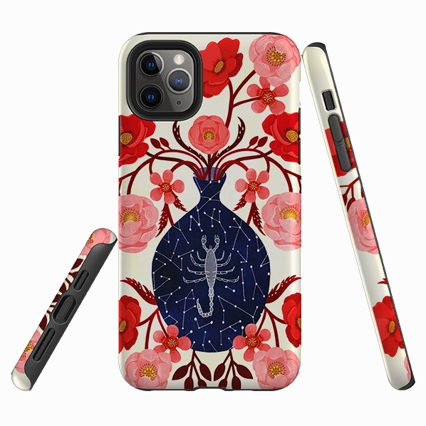 iPhone Tough Case - Scorpius By Nina Pace Elegant Touch Matte Texture Finish