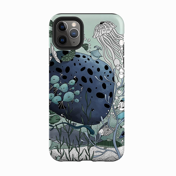 iPhone Tough Case - Sea World By Maja Lindberg Shockproof Corners