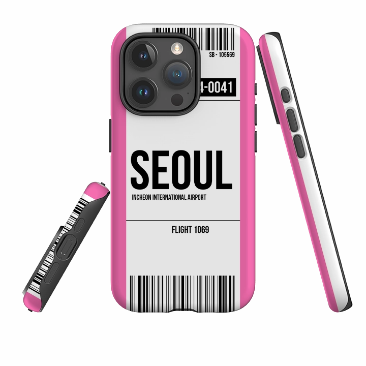 iPhone Tough Case - Seoul Pink dust protection