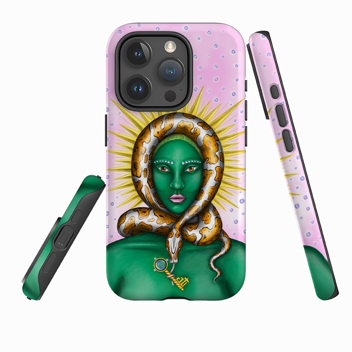 Hybrid Pattern iPhone Tough Case - Serpens By Catherine Rowe