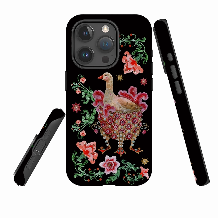 iPhone Tough  Case - Six Geese A Laying By Maria Matos Transparent Look