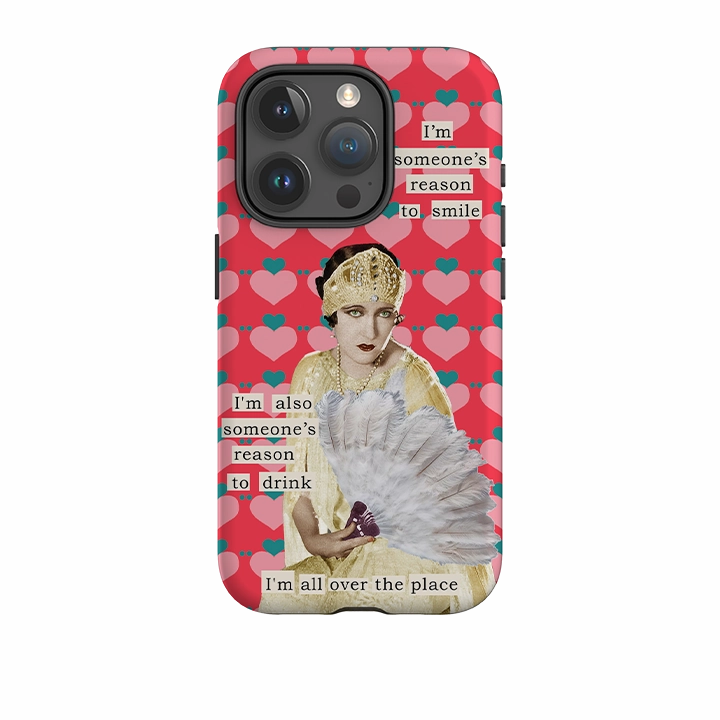 Matte Coating Finish iPhone Tough Case - Someones Reason To Smile By Clare Jordan