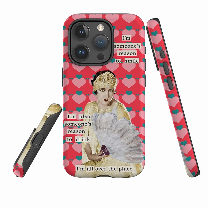 Modern Function iPhone Tough Case - Someones Reason To Smile By Clare Jordan