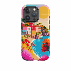 iPhone Tough Case - Spanish Coast Luxury Coating Comfort Build