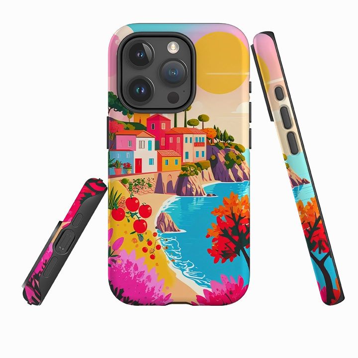iPhone Tough Case - Spanish Coast Portable Accessory Lightweight accessory