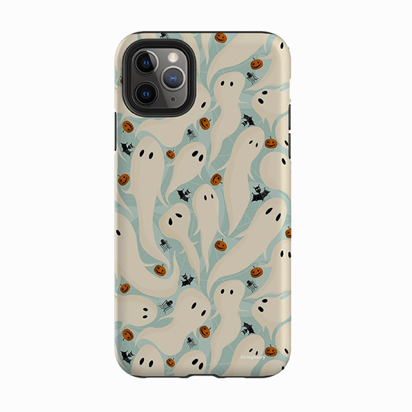 Creative Texture Premium Craft iPhone Tough Case - Spooky Pattern By Maja Lindberg