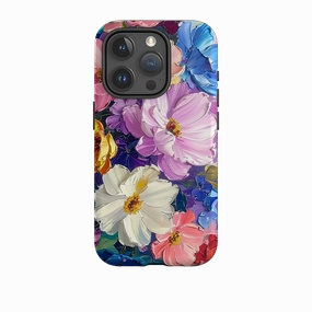 iPhone Tough Case - Summer Floral Abbots Oak Polished Surface Portable Protection