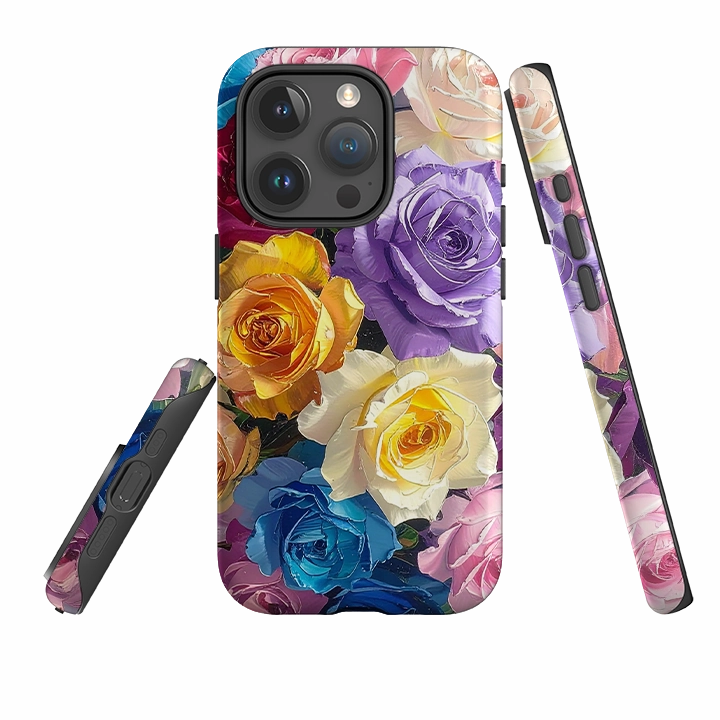 iPhone Tough Case - Summer Floral Myos Premium Edge