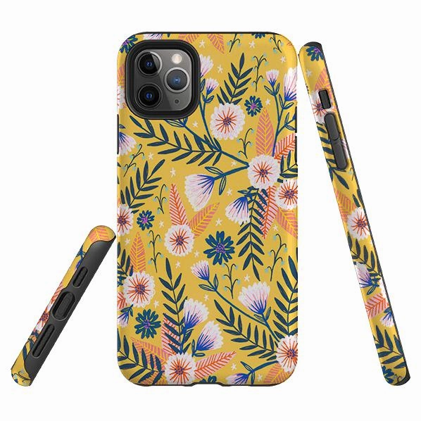 Smooth Pattern iPhone Tough Case - Summertime Garden By Lee Foster Wilson