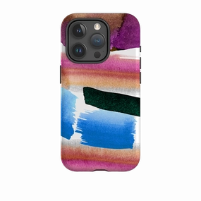 iPhone Tough Case - Sunset Painting By Kitty Joseph Classic Touch Flexible Pattern Layer