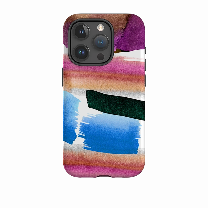 iPhone Tough Case - Sunset Painting By Kitty Joseph Classic Touch Flexible Pattern Layer