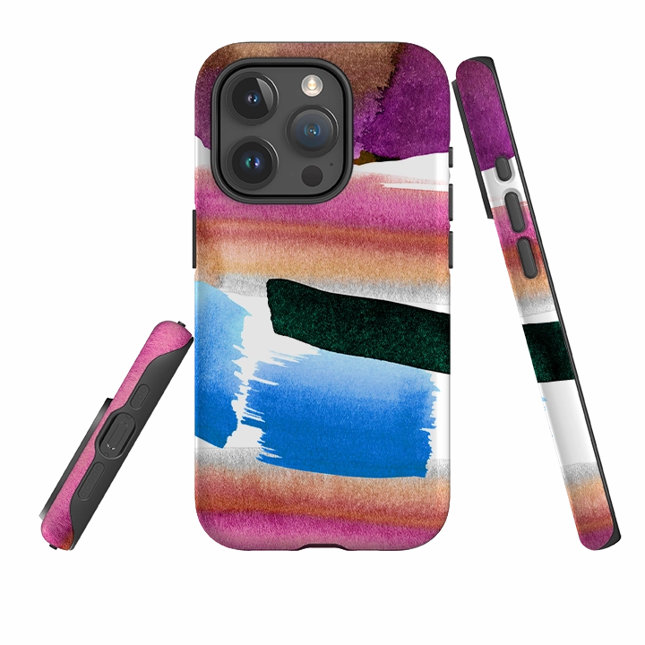 iPhone Tough Case - Sunset Painting By Kitty Joseph Slim Fit Design