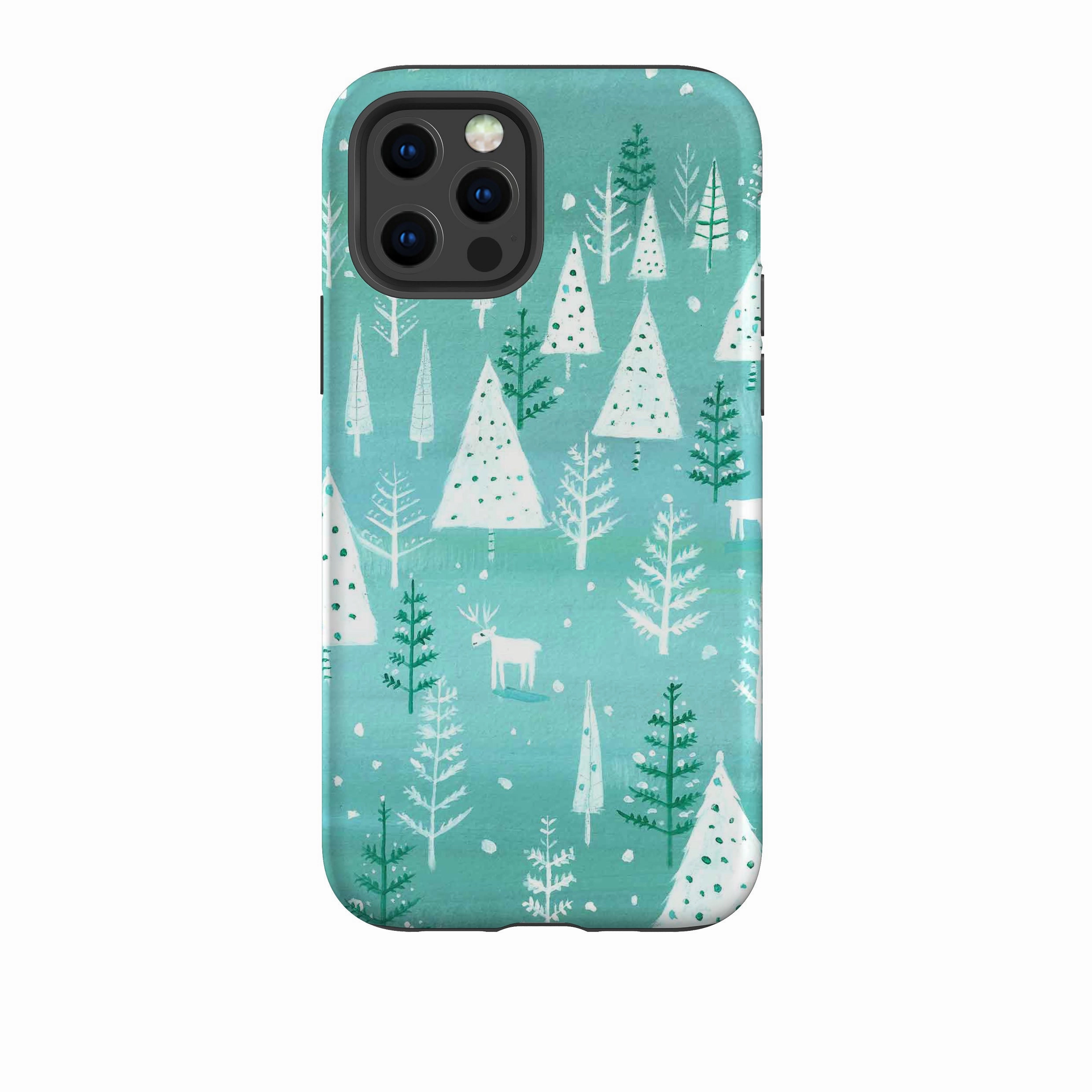 iPhone Tough Case - Teal Tundra By Mary Stubberfield Refined Protection