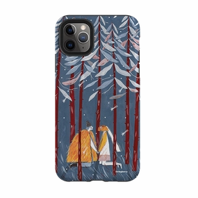Trendy Look iPhone Tough Case - The Fir Church By Madalina Andronic