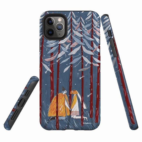 iPhone Tough Case - The Fir Church By Madalina Andronic Smooth Lining Glossy Look