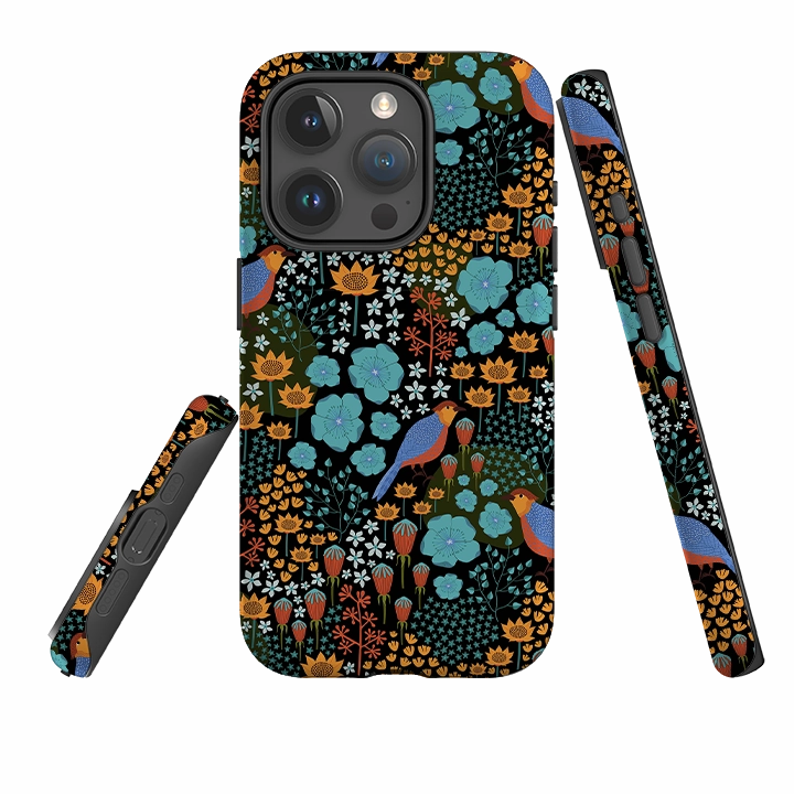 Soft Protection Layer Minimal Style iPhone Tough Case - The Garden By Suzy Taylor