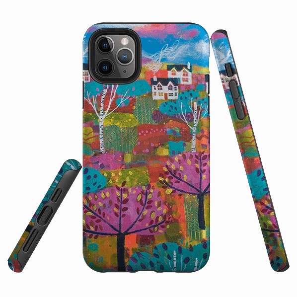 iPhone Tough Case - The Hills By Claire West Elegant Craft