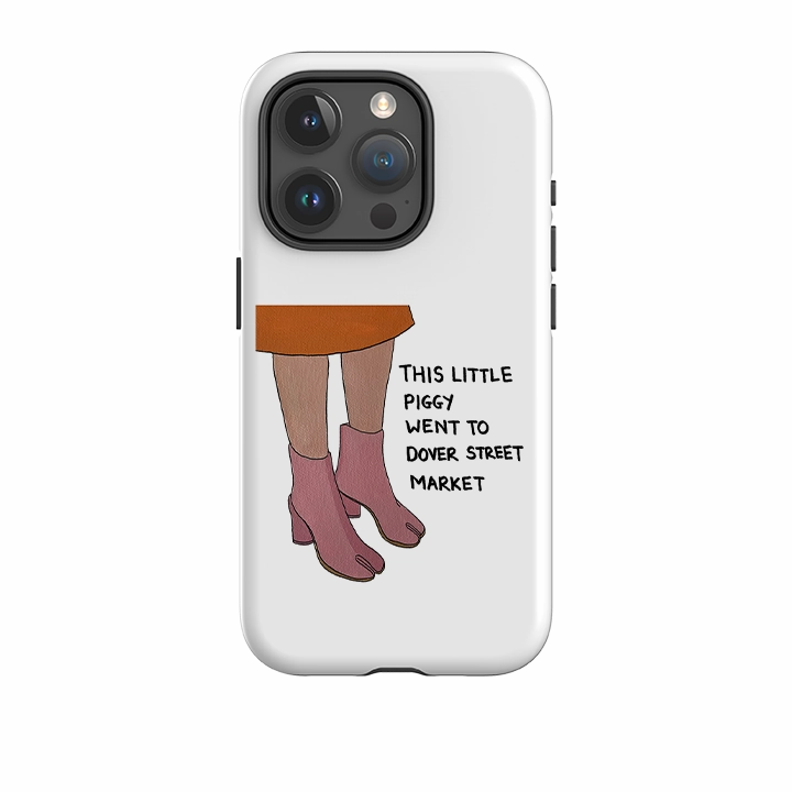 iPhone Tough Case - This Little Piggy By Angelica Hicks Premium Feel Polished Look