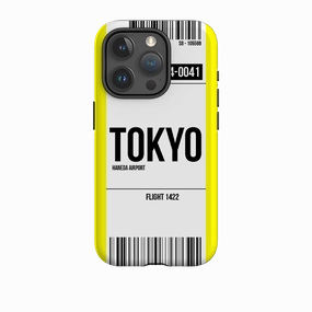 iPhone Tough Case - Tokyo Yellow Hybrid Surface Layer