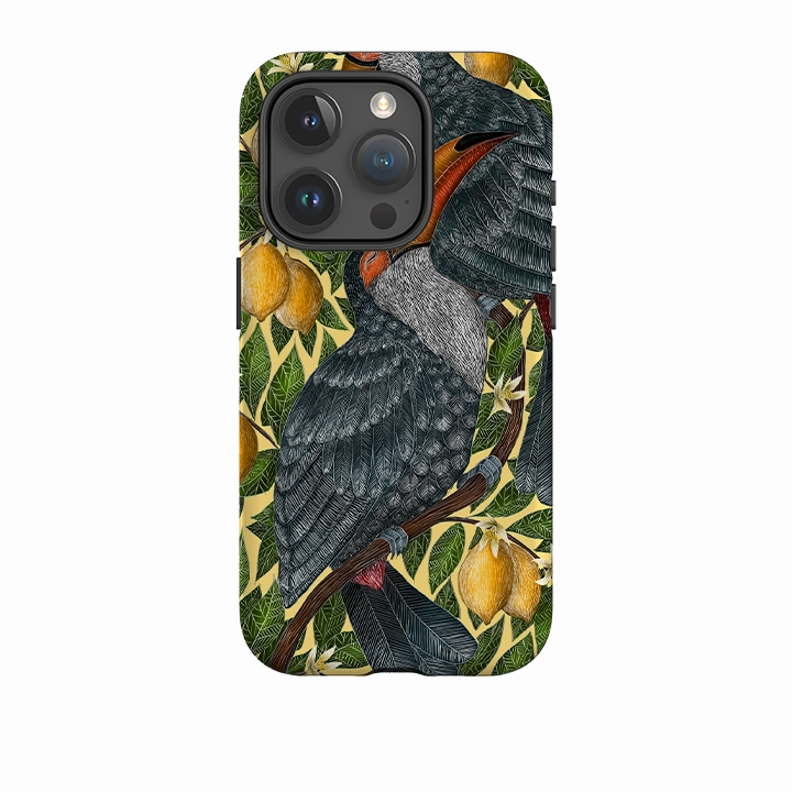 iPhone Tough Case - Toucan By Catherine Rowe Soft Finish Texture Light Frame