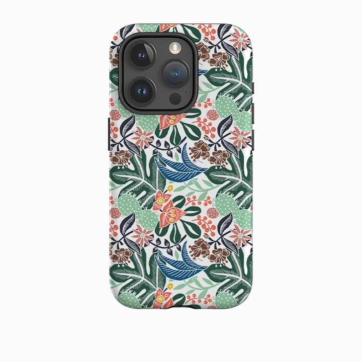Comfort Texture iPhone Tough Case - Tropical Cactus 2 By Kate Heiss