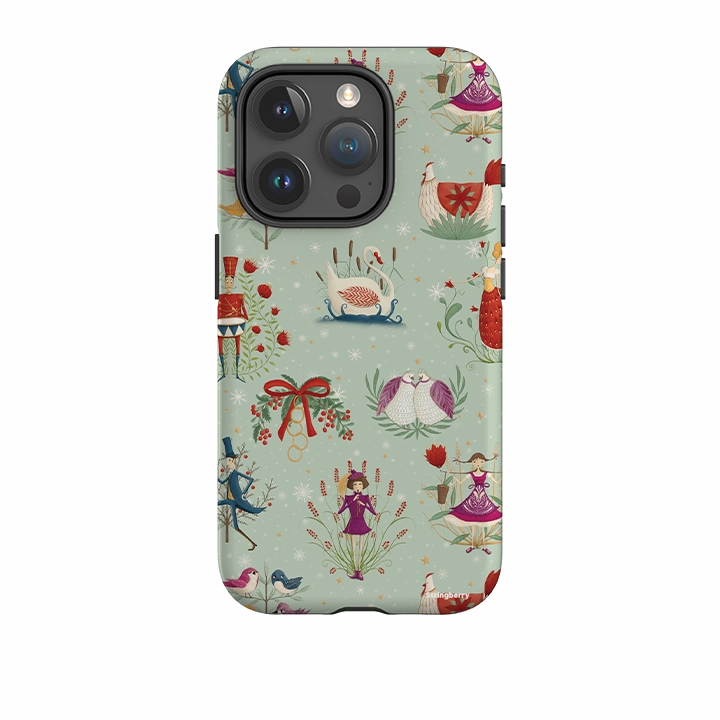 iPhone Tough Case - Twelve Days By Maja Lindberg Soft Layer Texture