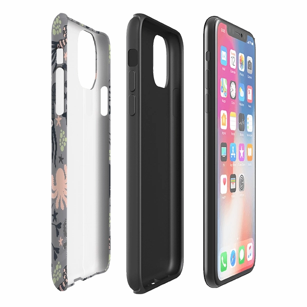 Slim Edge Transparent Look iPhone Tough Case - Under The Sea By Suzy Taylor