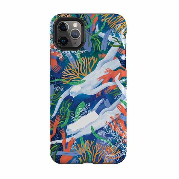 iPhone Tough Case - Underwater Love By Madalina Andronic Sleek Texture Rugged Pattern Texture