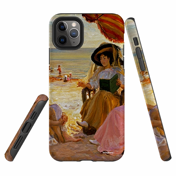 iPhone Tough Case - Victorian Beach By Heritage Durable Edge Texture Anti Scratch Layer