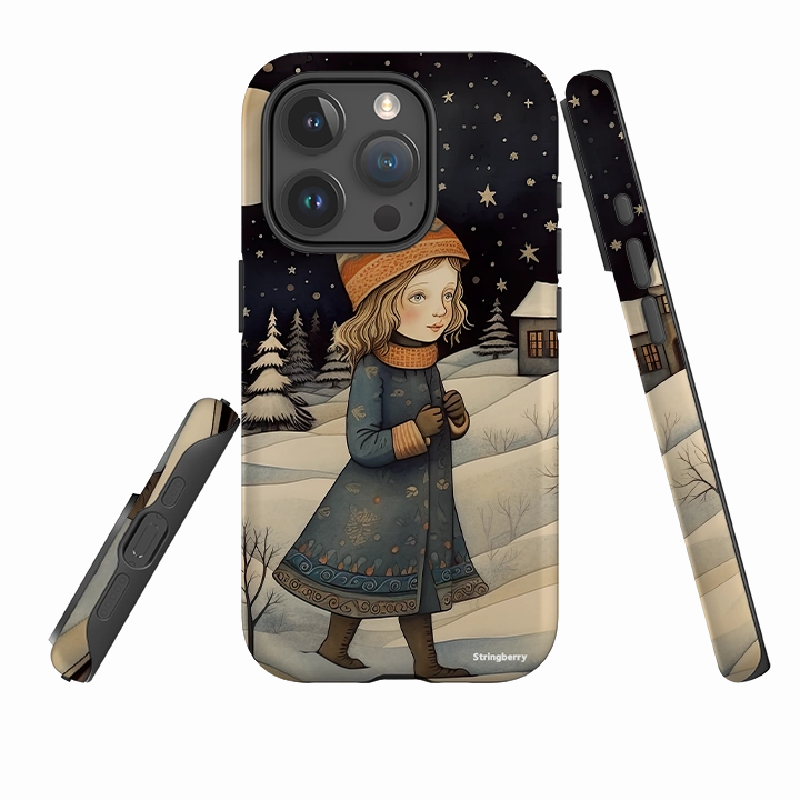iPhone Tough Case - Walking In The Snow Durable Edge Layer