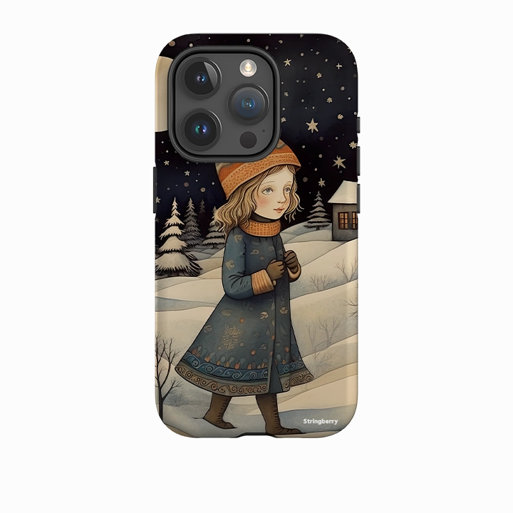 Smooth Grip Trendy Texture iPhone Tough Case - Walking In The Snow