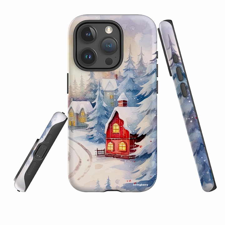 Hybrid Material iPhone Tough Case - Warm Inside