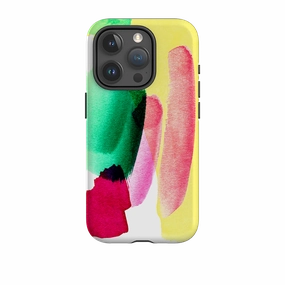 Rugged Pattern Texture iPhone Tough Case - Water Sunlight By Kitty Joseph