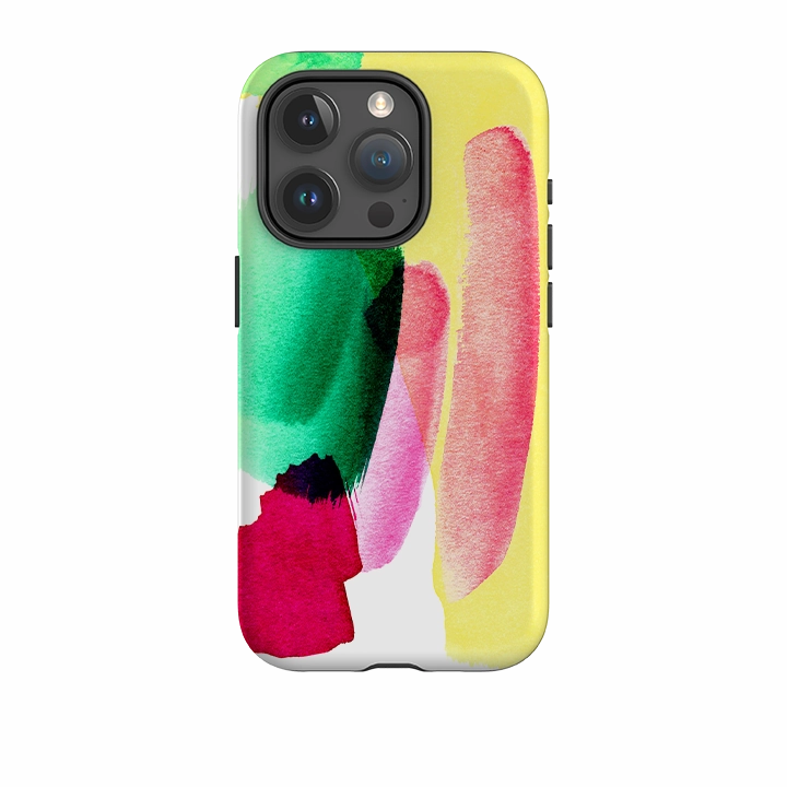 Rugged Pattern Texture iPhone Tough Case - Water Sunlight By Kitty Joseph