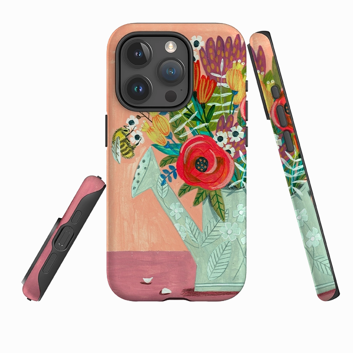 Camera Protection Fashion Forward iPhone Tough Case - Watering Can By Caroline Bonne Muller