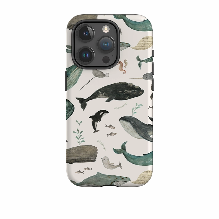 iPhone Tough Case - Whale Song By Katherine Quinn Hard Shell