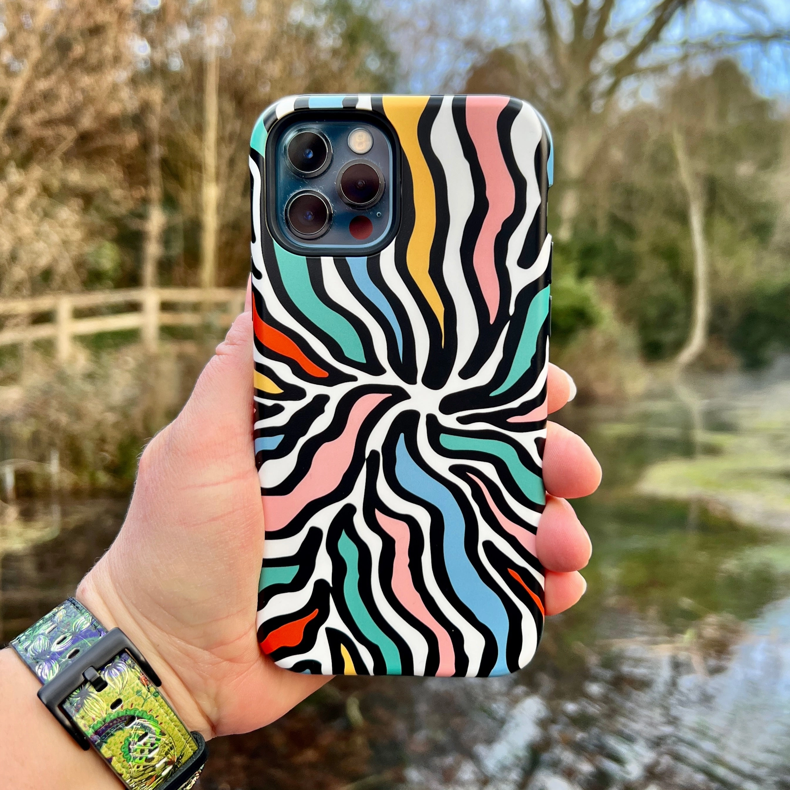 iPhone Tough Case - Wiggles Sleek Profile Colorful Finish