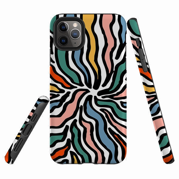 Durable Detail Soft Grip Layer iPhone Tough Case - Wiggles