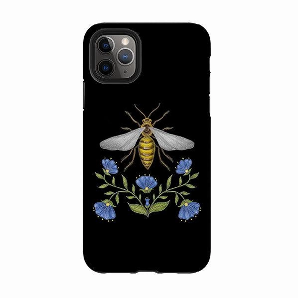 iPhone Tough Case - Wings Of Freedom Black By Catherine Rowe custom design