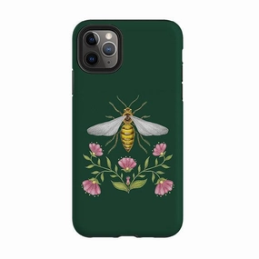 iPhone Tough Case - Wings Of Freedom Emerald By Catherine Rowe Daily Style