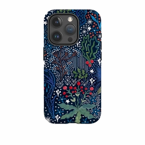 Shock Absorber iPhone Tough Case - Winter Flowers I By Emma Frances Grant