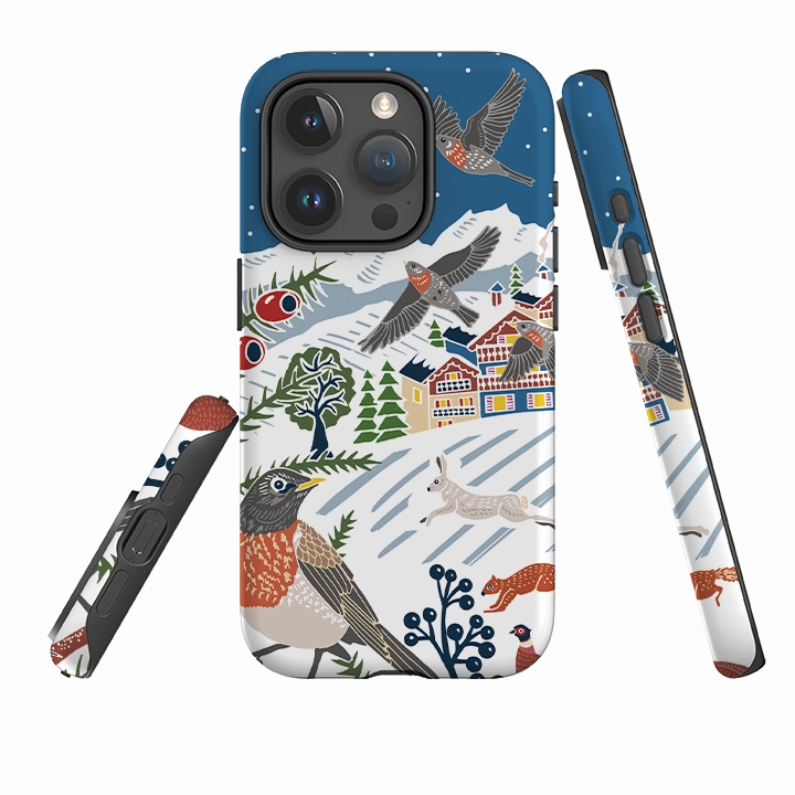 Slim Edge Dust proof iPhone Tough Case - Winter III By Kate Heiss