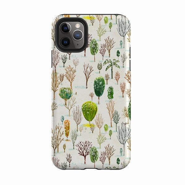 Sporty Appeal iPhone Tough Case - Winter In The Arboretum By Katherine Quinn